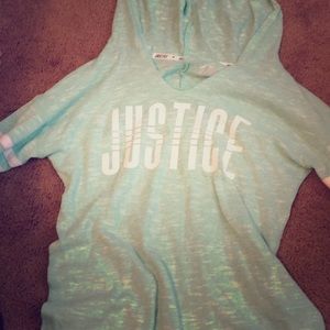 No just a sweatshirt